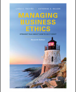 solution manuals for managing business ethics straight talk about how to do it right 7th editionlinda k. trevino