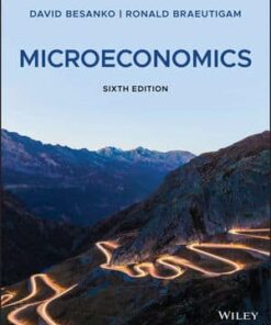 solution manuals for microeconomics 6th edition david besanko