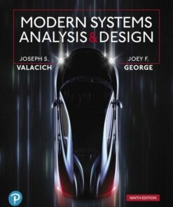 solution manuals for modern systems analysis and design 9th edition joseph s valacich