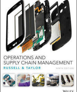 solution manuals for operations and supply chain management 9th edition roberta s. russell