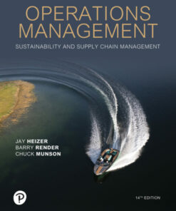 solution manuals for operations management sustainability and supply chain management 14th edition jay heizer