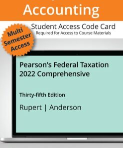 solution manuals for pearsons federal taxation 2023 comprehensive 36th edition by timothy j. rupert