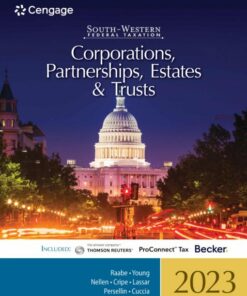 solution manuals for south western federal taxation 2023 corporations partnerships estates and trusts 46th edition william a. raabe