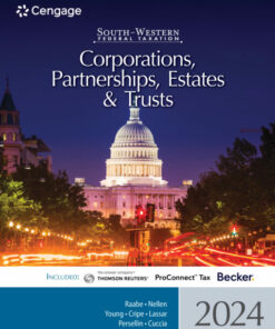 solution manuals for south western federal taxation 2024 corporations partnerships estates and trusts 47th edition william a. raabe