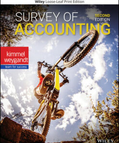 solution manuals for survey of accounting 2nd edition paul d. kimmel