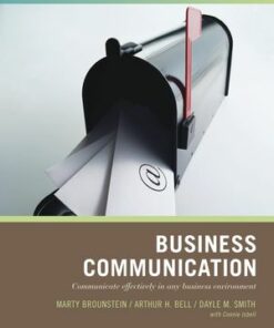 solution manuals for wiley pathways business communication marty brounstein