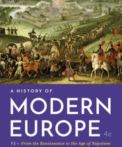 test bank for a history of modern europe fourth edition volume one by john merriman