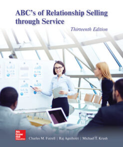 test bank for abcs of relationship selling through service 13th edition by charles futrell