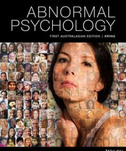 test bank for abnormal psychology 1st australian edition ann m. kring