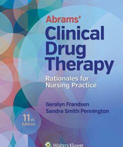 test bank for abrams clinical drug therapy rationales for nursing practice eleventh edition geralyn frandsen