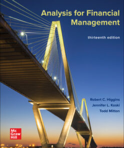 test bank for analysis for financial management 13th edition by robert higgins