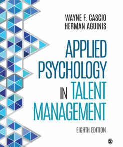 test bank for applied psychology in talent management eighth edition by cascio aguinis