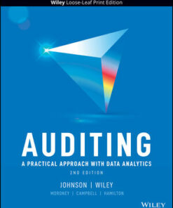 test bank for auditing a practical approach with data analytics 2nd edition by raymond n. johnson