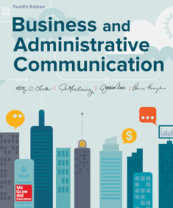 test bank for business and administrative communication 12th edition by kitty locker