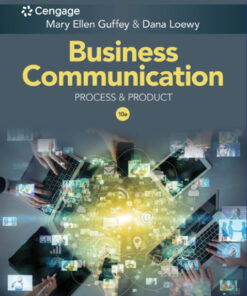 test bank for business communication process product 10th edition