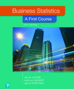 test bank for business statistics a first course 8th edition david m. levine