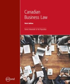 test bank for canadian business law 3rd edition by tamra alexander