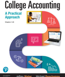 test bank for college accounting 15th edition jeffrey slater