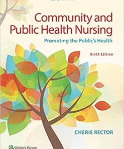 test bank for community public health nursing promoting the publics health 9th edition cherie rector phd rn c