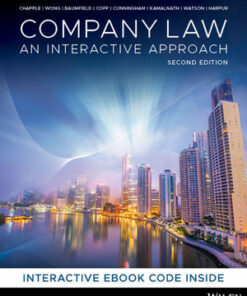 test bank for company law an interactive approach 2nd edition ellie chapple