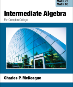 test bank for compton math 7380 intermediate algebra by charles p. mckeague