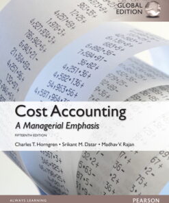 test bank for cost accounting global edition 15th edition madhav rajan