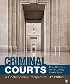 test bank for criminal courts a contemporary perspective fourth edition by craig hemmens david c. brody and cassia spohn