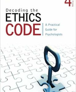 test bank for decoding the ethics code a practical guide for psychologists fourth edition by celia b. fisher