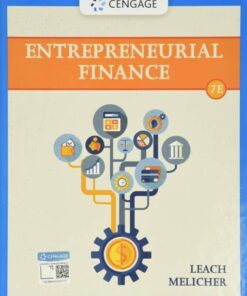 test bank for entrepreneurial finance 7th edition by j. chris leach