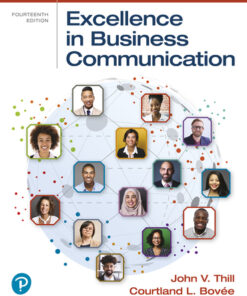 test bank for excellence in business communication 14th edition