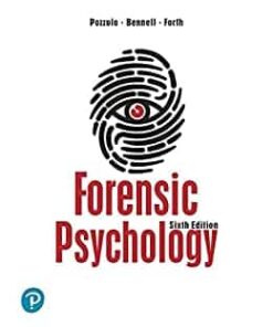 test bank for forensic psychology 6e canada version by joanna pozzulo