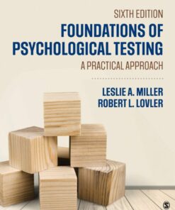 test bank for foundations of psychological testing a practical approach sixth edition by leslie a. miller and robert l. lovler