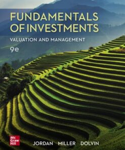 test bank for fundamentals of investments valuation and management 9th edition by bradford jordan and thomas miller