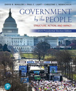 test bank for government by the people structure action and impact 2020 presidential election edition 27th edition david b. magleby