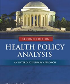 test bank for health policy analysis second edition an interdisciplinary approach curtis p. mclaughlin