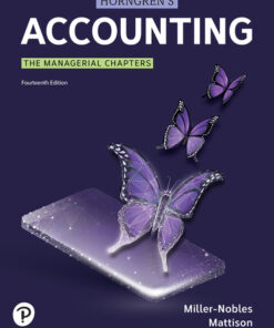 test bank for horngrens accounting the managerial chapters 14th edition