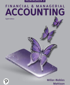 test bank for horngrens financial managerial accounting 8th edition