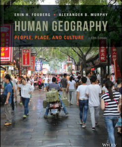 test bank for human geography people place and culture 12th edition erin h. fouberg