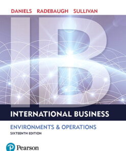 test bank for international business management 16th edition john d. daniels