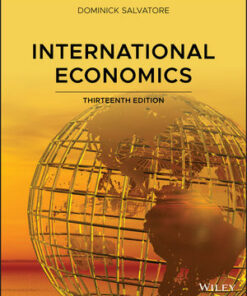 test bank for international economics 13th edition dominick salvatore