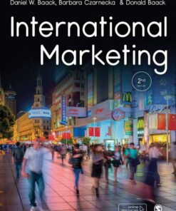 test bank for international marketing second edition by daniel w. baack barbara czarnecka and donald edward baack