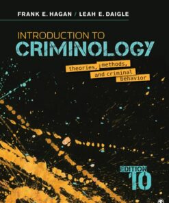 test bank for introduction to criminology theories methods and criminal behavior tenth edition by frank e. hagan and leah elizabeth daigle