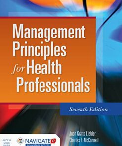 test bank for management principles for health professionals seventh edition joan gratto liebler