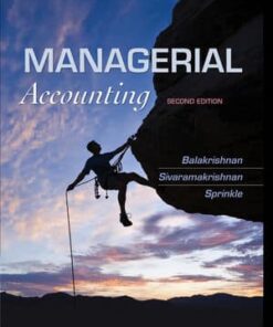 test bank for managerial accounting 2nd edition ramji balakrishnan