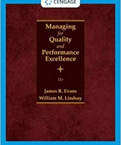 test bank for managing for quality and performance excellence 11th edition by james evans