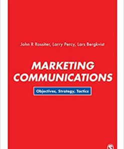 test bank for marketing communications objectives strategy tactics john r rossiter larry percy lars bergkvist