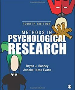 test bank for methods in psychological research fourth edition by bryan j. rooney and annabel ness evans