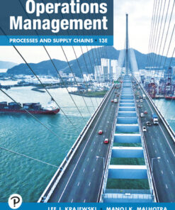 test bank for operations management processes and supply chains 13th edition lee j. krajewski