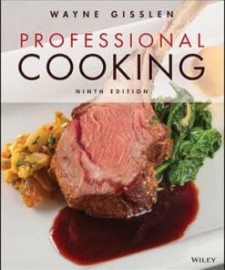 test bank for professional cooking 9th edition wayne gisslen