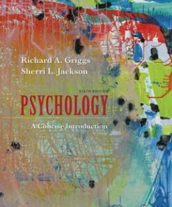 test bank for psychology a concise introduction 6e richard a. griggs